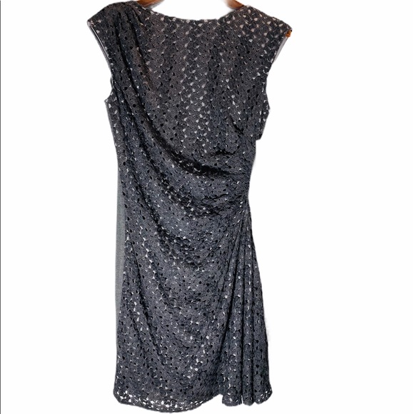 NWT**SUZI CHIN Gray Dress**US 6**$155 - Picture 2 of 8